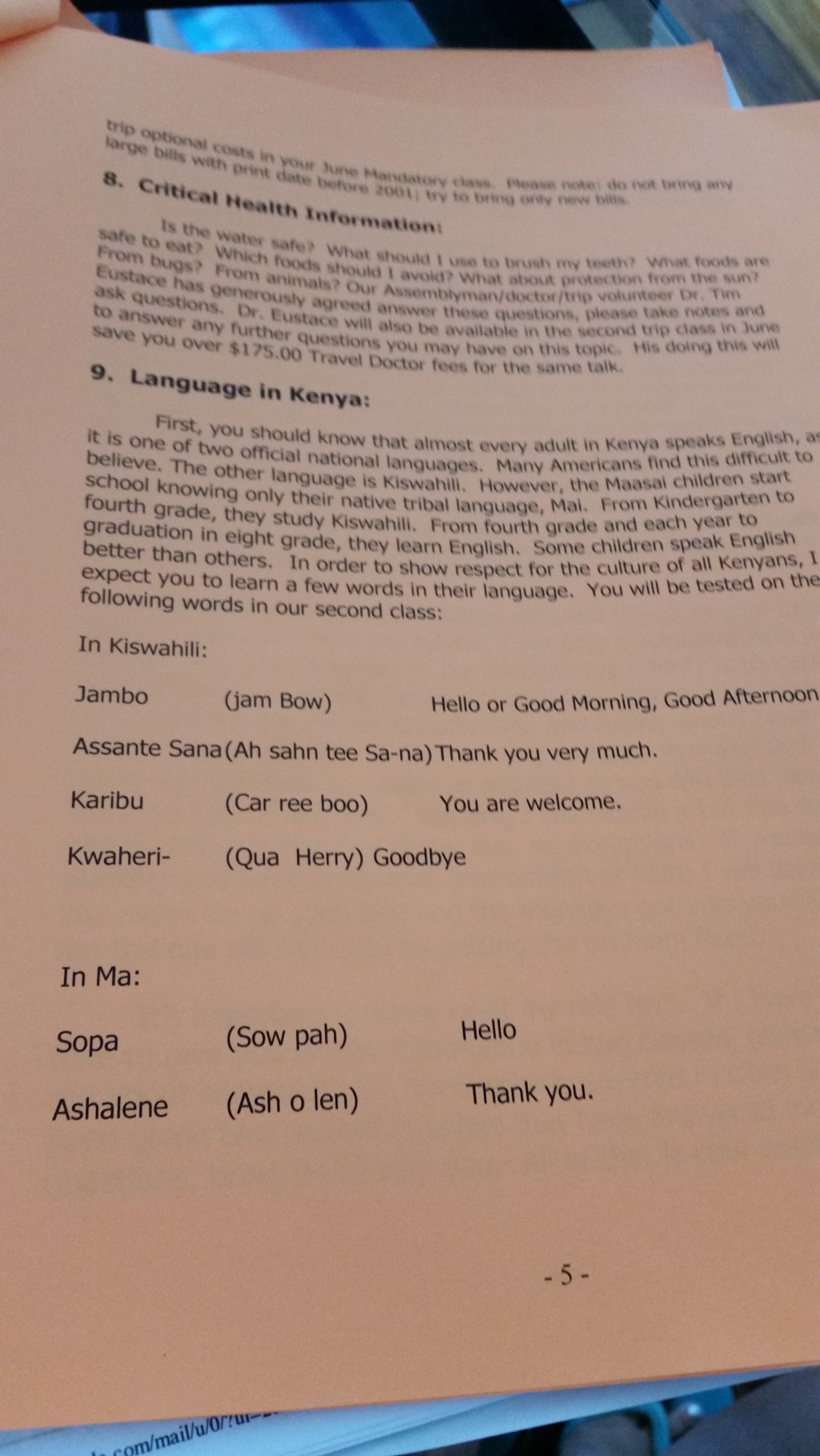 Why am I going to&nbsp;Kenya?